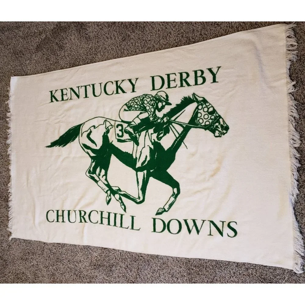 Vintage Cannon Kentucky Derby Churchill Downs Towel